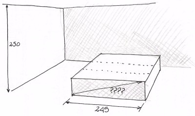 Ahşap elbise dolabı